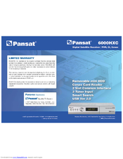 Pansat 6000HXC Manual