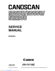 Canon CANOSCAN N1220U Service Manual