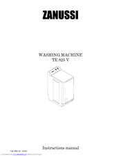 Zanussi TE 825 V Instruction Manual