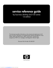 HP dx5150 Reference Manual