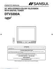 Sansui DTV3200A Owner's Manual