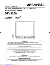 Sansui DTV3200 Owner's Manual