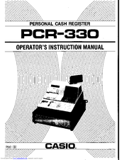 Casio PCR-330 Operator's Instruction Manual