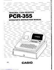 Casio PCR-355 Operator's Instruction Manual