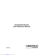 Cabletron Systems SmartSwitch Router User's Reference Manual