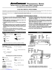 Directed Electronics AutoCommand 25523T Instruction Manual