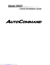 Directed Electronics AutoCommand 25622 Owner's Installation Manual
