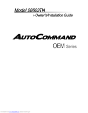 Directed Electronics AutoCommand 28623TN Owner's Installation Manual