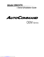 Directed Electronics AutoCommand 28624TN Owner's Installation Manual