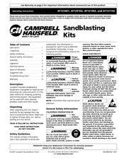 Campbell Hausfeld AT121002 Operating Instructions Manual