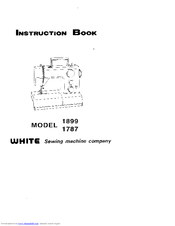 White 1787 Instruction Book