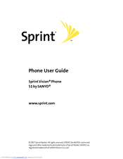Sanyo S1 Sprint User Manual