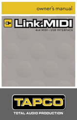 Tapco Link.MIDI Owner's Manual