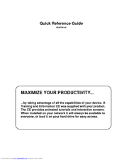 Xerox WORKCENTRE 5050 Quick Reference Manual