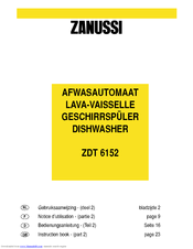 Zanussi ZDT6152 Instruction Book