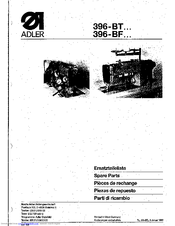 DURKOPP ADLER 396-BT Series Spare Parts