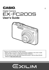 Casio Exilim EX-FC200S User Manual