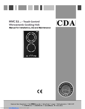 CDA HVC 32 Series Manual For Installation, Use And Maintenance