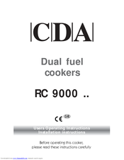 CDA RC 9000 Users operating instructions Operating And Installation Instructions