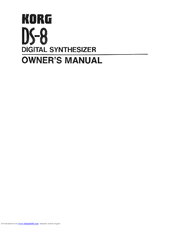 Korg DS-8 Owner's Manual