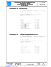 Duerkopp Adler 0511 590024 Fitting Instructions Manual