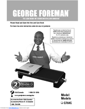 George Foreman GF64G Series Use And Care Book Manual