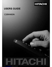 Hitachi C28W460N Instruction Manual