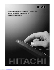 Hitachi C28W1TN Instruction Manual