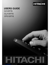 Hitachi C2125T Instruction Manual