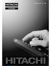 Hitachi CG2026S Instruction Manual