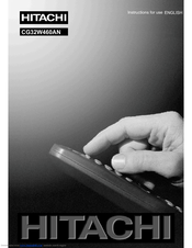 Hitachi CG32W460N Instruction Manual