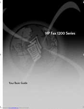 HP Fax 1200 Series Basic Manual