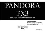 ToneWorks Toneworks Pandora PX3 Owner's Manual