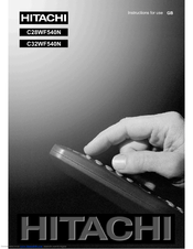 Hitachi C28WF540N User Manual