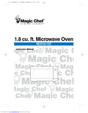 Magic Chef MCD1811ST Instruction Manual