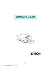 Epson PowerLite 7350 Installation Manual