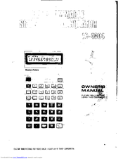 Radio Shack EC-4004 Owner's Manual