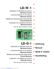 Motorola LD-G-1 Manual