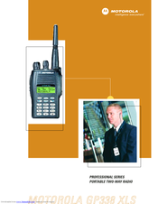 Motorola GP338 XLS Instruction Booklet