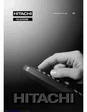 Hitachi 15LD2550B Instructions For Use Manual