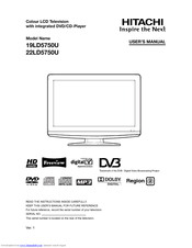 Hitachi 22LD5750U User Manual