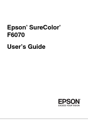 Epson F6070 User Manual