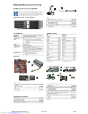 HP RP3 3100 Illustrated Parts & Service Map