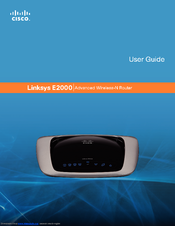Linksys E2000 User Manual