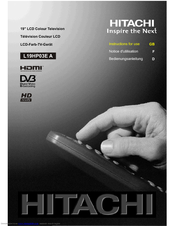 Hitachi L19HP03E A Instructions For Use Manual