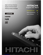 Hitachi L32VP03E Instructions For Use Manual
