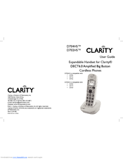 Clarity D722 User Manual