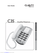 Clarity C35 User Manual