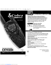 Cobra microTalk CXT420C Owner's Manual