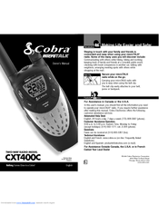 Cobra microTalk CXT400C Owner's Manual